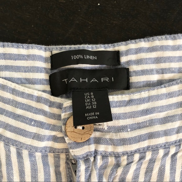 Tahari Pants & Jumpsuits Tahari Linen Pants Poshmark